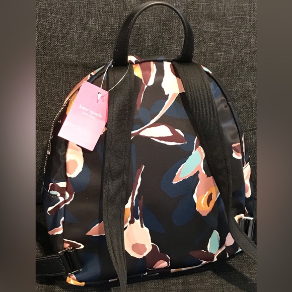 NWT Kate Spade Dawn Paper Rose Nylon Backpack 😍🌸 - Picture 14 of 14
